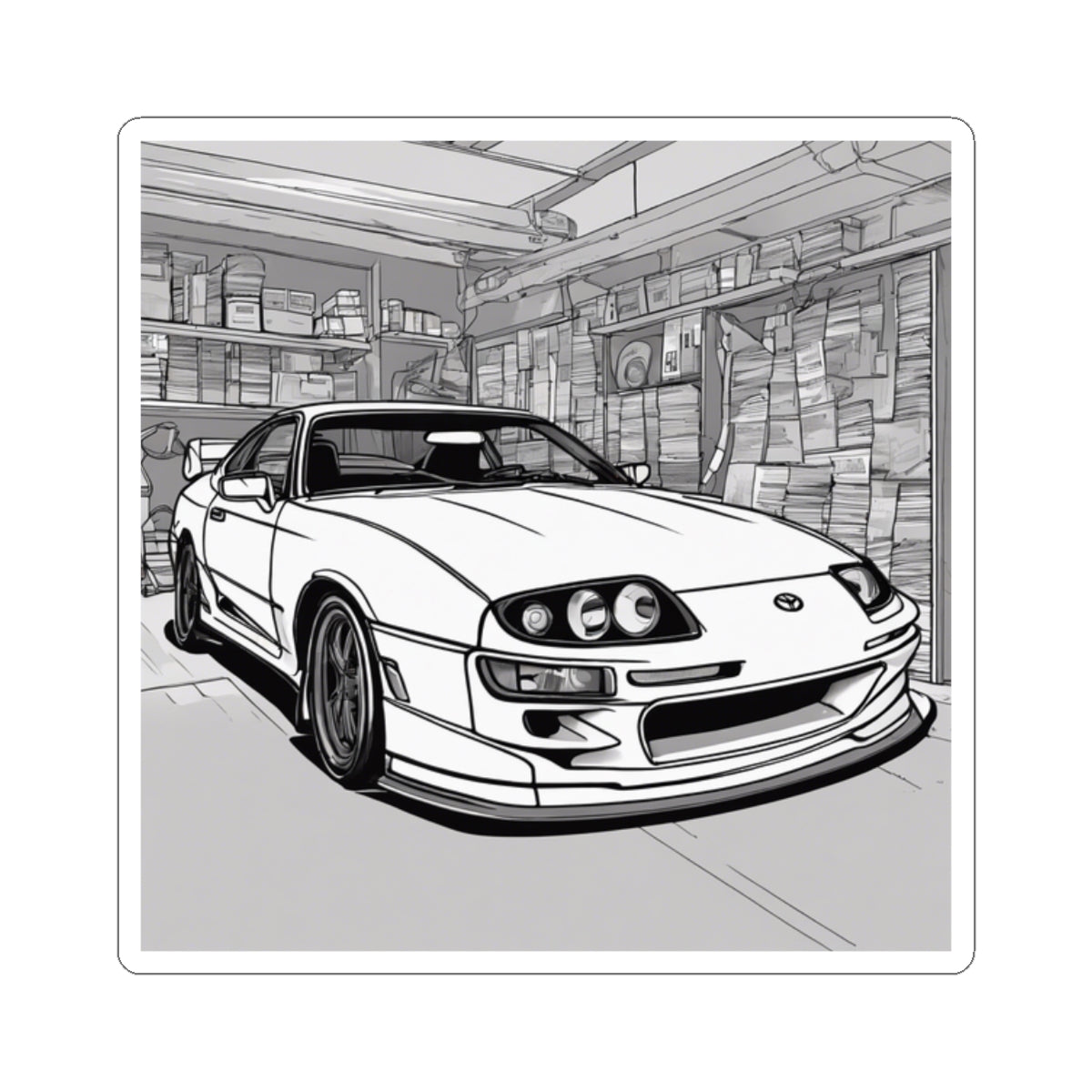 Sticker - Badass Supra Sticker