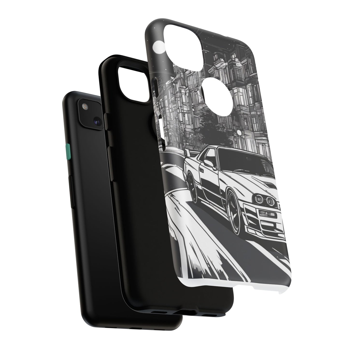 Tough Cases: Sporty Car Phone Case for Racing Enthusiasts - Durable Protection & Sleek Design