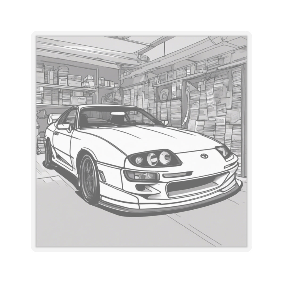Sticker - Badass Supra Sticker