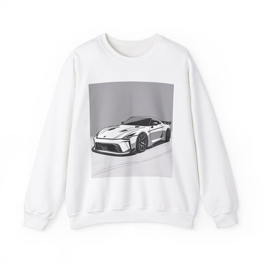 Racing Car Graphic Unisex Crewneck Sweatshirt - Perfect Gift for Car Enthusiasts